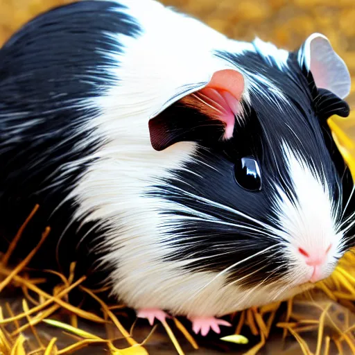 Image similar to this animal is a fusion of snake and Guinea pig 8k, HD