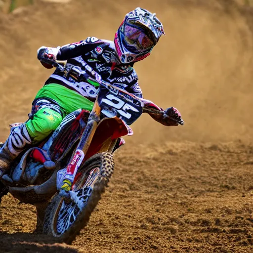 Prompt: photo of eli tomac