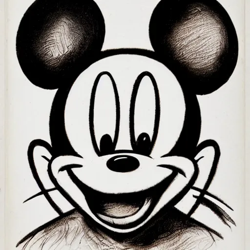 Image similar to front view of a demonic evil mickey mouse with dripping blood, symmetrical, by jean - baptiste monge!!!!!!!!!!!!!!!!!!!!!!!!!!!