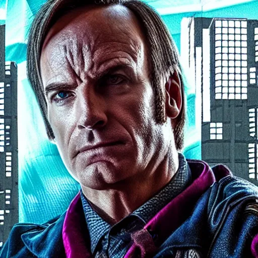 Prompt: Cyberpunk better call saul