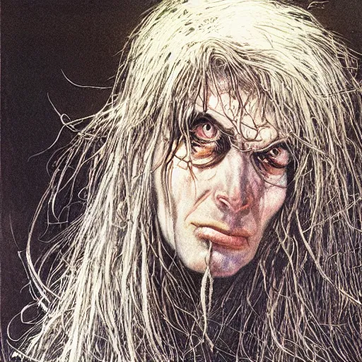 Image similar to goblin King by Alan Lee