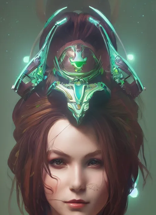 Image similar to asymmetry!! portrait of sailor jupiter alien in the style of horizon zero dawn, machine face, intricate, elegant, highly detailed, digital painting, artstation, concept art, smooth, sharp focus, illustration, art by artgerm and greg rutkowski and alphonse mucha, 8 k