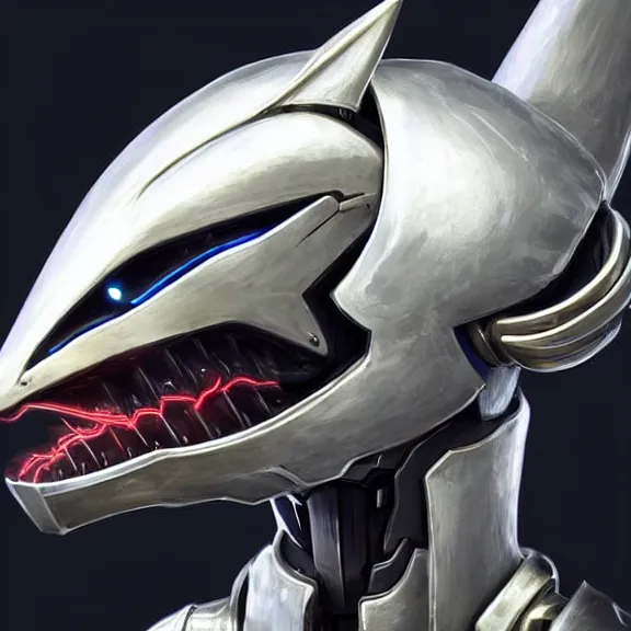 Image similar to close up headshot of a cute beautiful stunning anthropomorphic hot female robot dragon, with sleek silver metal armor, glowing OLED visor, facing the camera, high quality maw open and about to eat your pov, food pov, the open maw being highly detailed and soft, highly detailed digital art, furry art, anthro art, furry, warframe art, destiny art, high quality, 3D realistic, dragon mawshot, maw art, pov furry art, macro art, micro art, dragon art, Furaffinity, Deviantart, Eka's Portal, G6