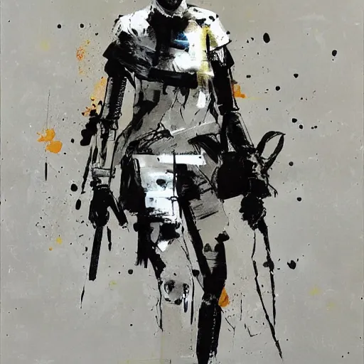 Prompt: Artwork by Ashley Wood