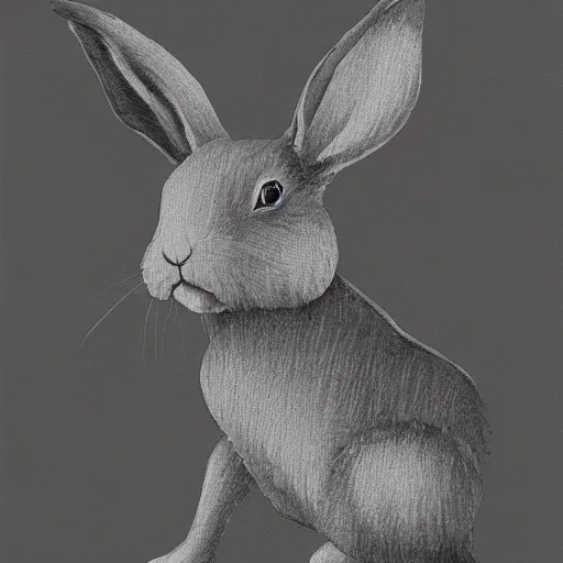 Prompt: rabbit leonardo da vinci study c 1 0. 0