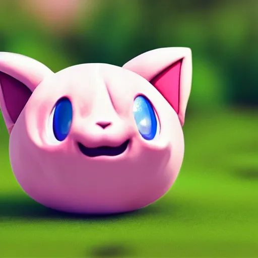 Prompt: realistic photo of a Jigglypuff