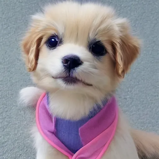 Image similar to extremely cute anime dog. 100% anime ghibli-style pretty pastel bright color loving puppy. arf hes an anime puppy. i wanna adopt this puppy. he is the cutest little puppy in the world and i'd give my LIFE to protect him. woof woof arf. he has a pointy little nose. ghibli style. I want this dog in real life. man's best friend is this dog. please make this dog cute. he is so so so very very very adorable. i need this puppy. I will give this small puppy with cute features ALL of my love. All i need in my life is this super cute anime puppy. awwwwwwww. this puppy deserves love and kisses. i wanna give him many treats. this is a good good well-behaved ghibli puppy.