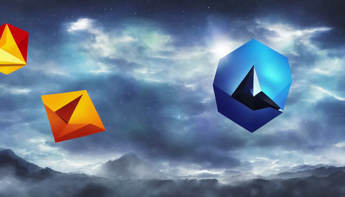 Prompt: Ethereum themed Windows XP desktop wallpaper, trending on artstation