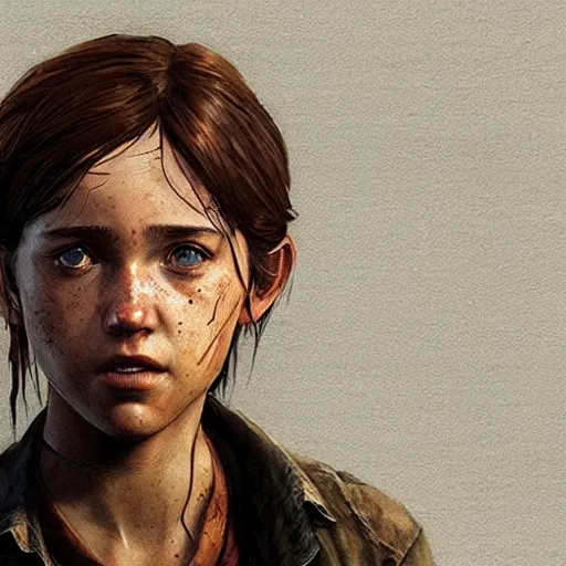 steve carell as ellie in the last of us 2, Stable Diffusion