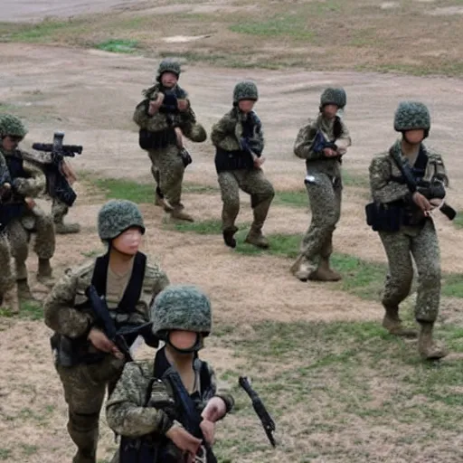 Image similar to female south korean counterterrorist unit 7 0 7 th special mission group, tactical training c 1 0. 0
