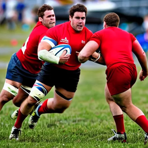 Image similar to photo of brett goldstein playing rugby for the english team