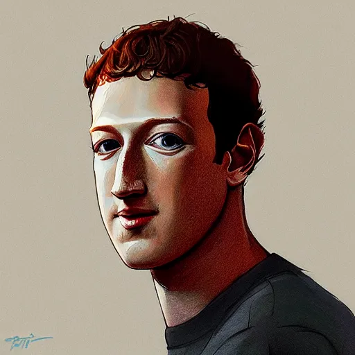 Prompt: face icon stylized minimalist mark zuckerberg, jeff bezos behance hd by jesper ejsing, by rhads, makoto shinkai and lois van baarle, ilya kuvshinov, rossdraws global illumination