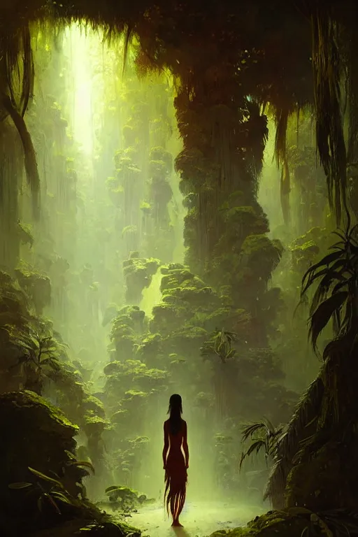 Image similar to The Ayahuasca Spirit, by Greg Rutkowski