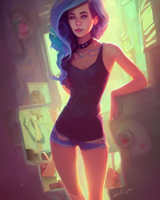 Image similar to a portrait of a beautiful full body Stella Maeve magic, art by lois van baarle and loish and ross tran and rossdraws and sam yang and samdoesarts and artgerm, digital art, highly detailed, intricate, sharp focus, Trending on Artstation HQ, deviantart, unreal engine 5, 4K UHD image