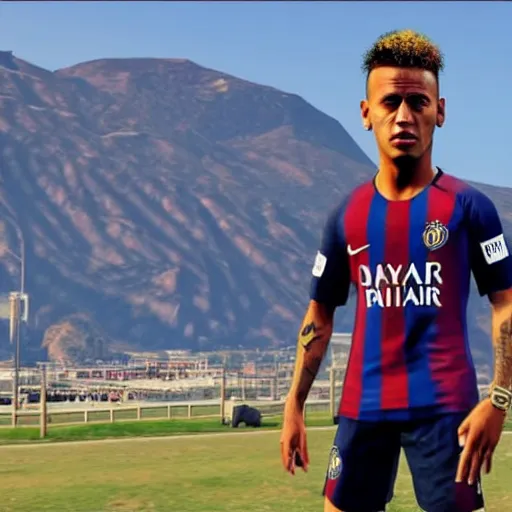 Image similar to neymar in gta v