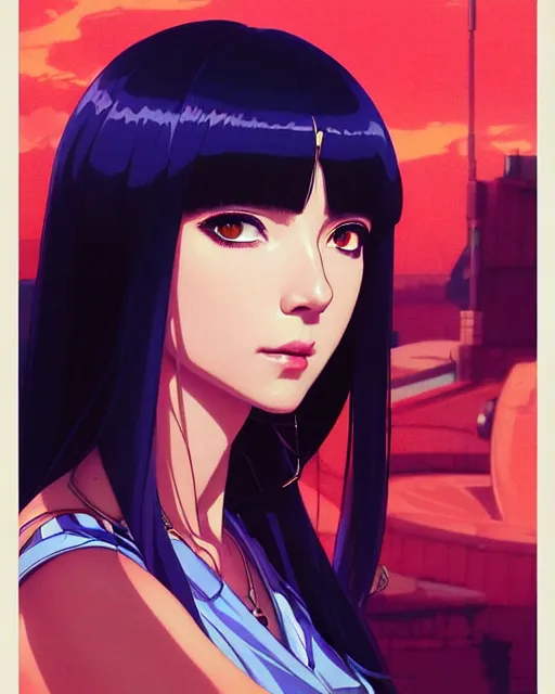 Image similar to portrait of cleopatra | | very very anime!!!, fine - face, audrey plaza, realistic shaded perfect face, fine details. anime. realistic shaded beautiful lighting poster by ilya kuvshinov katsuhiro otomo ghost - in - the - shell, magali villeneuve, artgerm, jeremy lipkin and michael garmash and rob rey