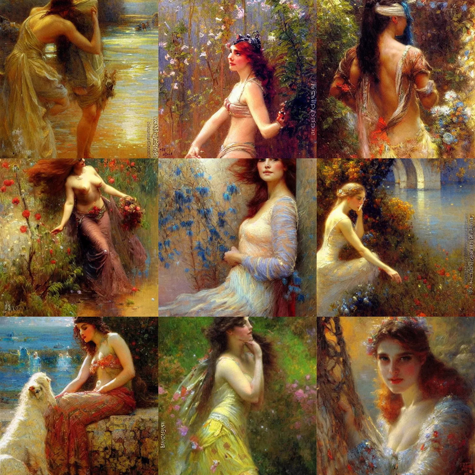 Prompt: an artwork by gaston bussiere