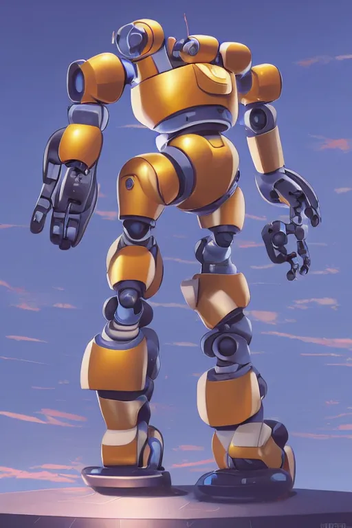 Image similar to metabots medabots medarotto medarot robot minimalist comics, behance hd by jesper ejsing, by rhads, makoto shinkai and lois van baarle, ilya kuvshinov, rossdraws global illumination ray tracing hdr radiating a glowing aura