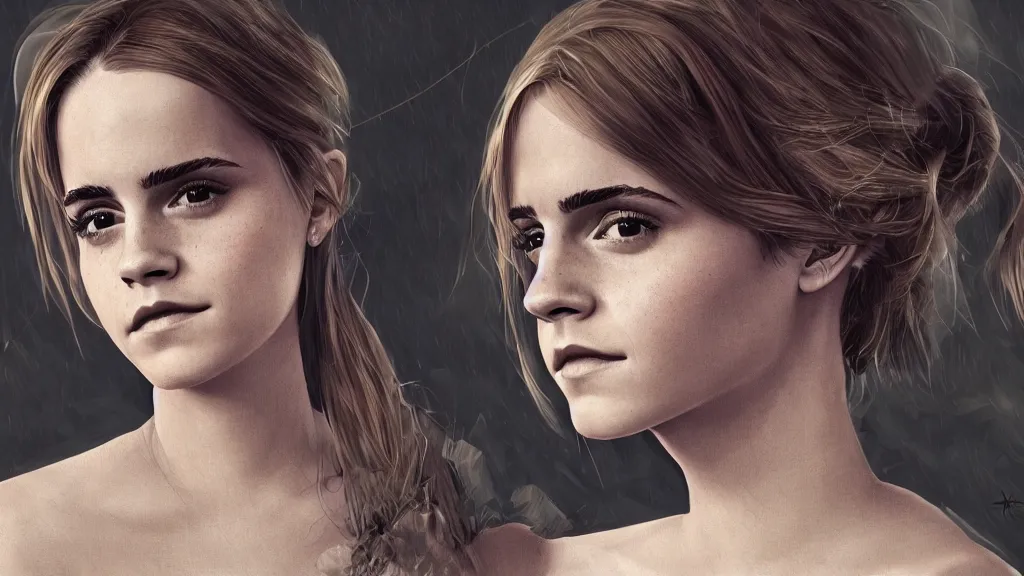 Prompt: emma watson, marry, ceremony, concept art, generated by artificial intelligence, 8K UHD, trending on artstation, extremely detailed