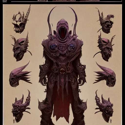 Image similar to arch lich design, character sheet, Moebius, Greg Rutkowski, Zabrocki, Karlkka, Jayison Devadas, Phuoc Quan, trending on Artstation, 8K, ultra wide angle, zenith view, pincushion lens effect.