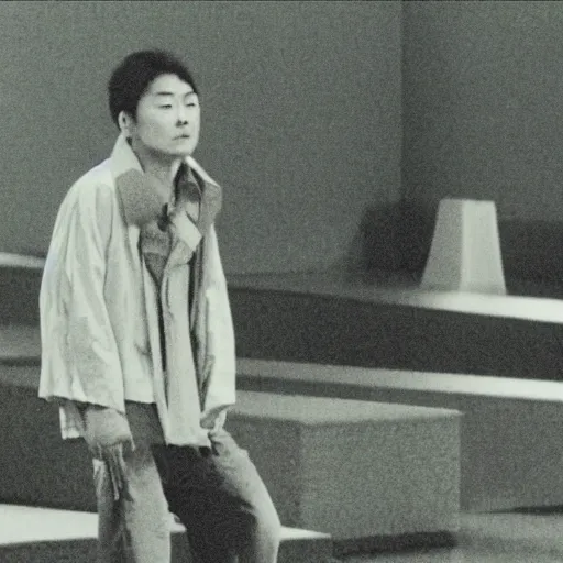 Image similar to film still from 鉄 男 1 9 8 9