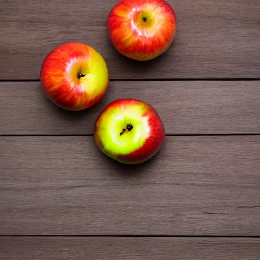 Prompt: 8k resolution photograph of an apple:1 orange:100