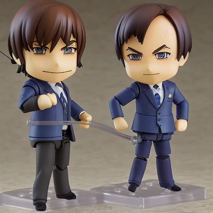 Image similar to Saul Goodman, An anime Nendoroid of Saul Goodman, figurine, detailed product photo