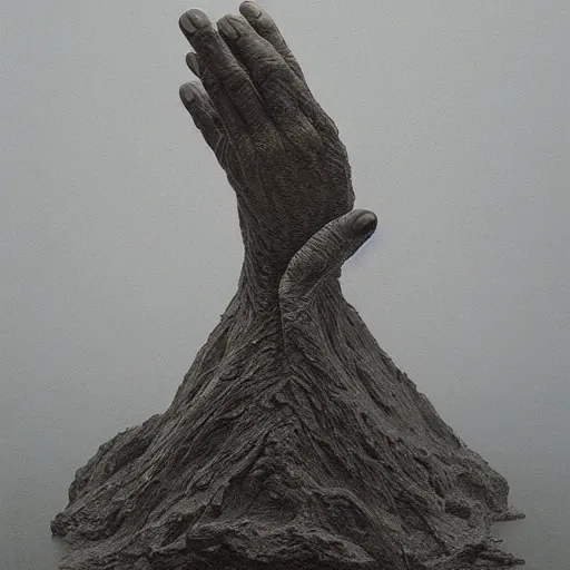 Prompt: the seven deadly sins, sculpture by zdzisław beksinski.