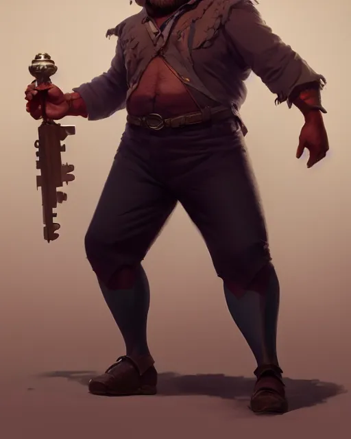 Image similar to full body character concept art of jack black | | distinct - fine, key visual, realistic shaded perfect face, fine details by stanley artgerm lau, wlop, rossdraws, james jean, andrei riabovitchev, marc simonetti, sakimichan, and jakub rebelka, trending on artstation