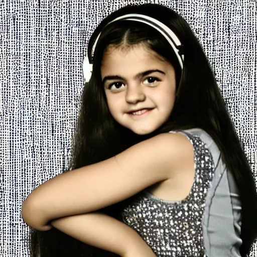 Image similar to teenager Angelina Jordan as a 1960s singer