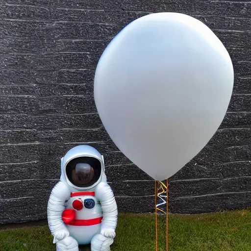 Image similar to a balloon shaped like an astronaut