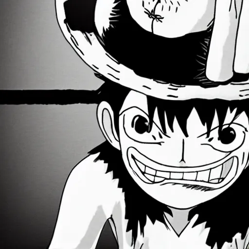 Prompt: photo of Monkey D. Luffy