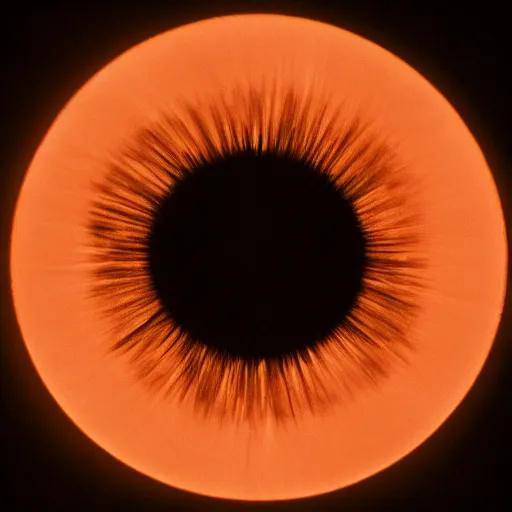 Image similar to photo of the sun at night