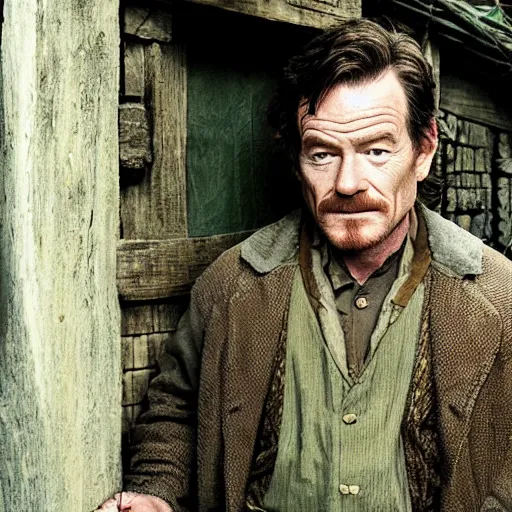 Image similar to bryan cranston as a hobbit