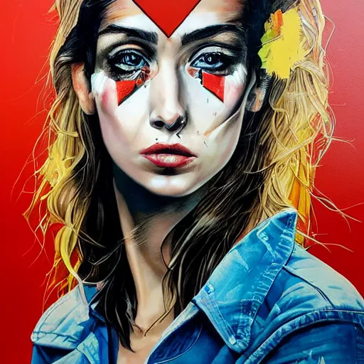 Image similar to photo of young woman by sandra chevrier