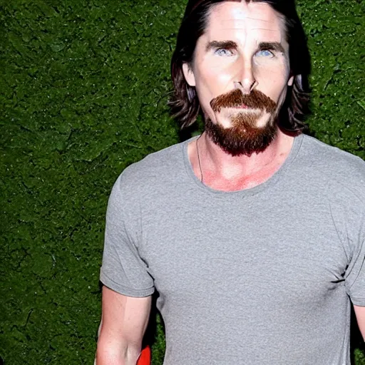 Image similar to christian bale wearing a kale custom