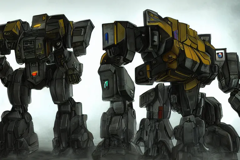 Image similar to mechwarrior battletech, trending on art station, fantasy, smooth