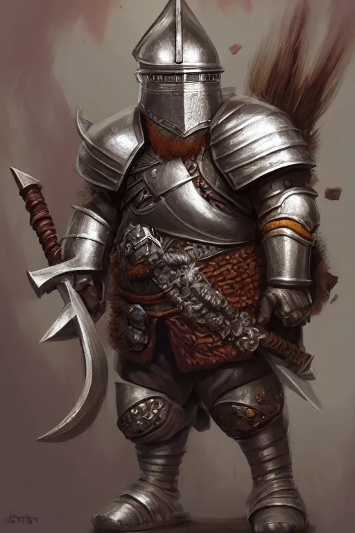 Image similar to dwarf knight portrait, highly detailed, d & d, fantasy, highly detailed, digital painting, trending on artstation, concept art, sharp focus, illustration, global illumination, ray tracing, realistic shaded, art by artgerm and greg rutkowski and fuji choko and viktoria gavrilenko and hoang lap