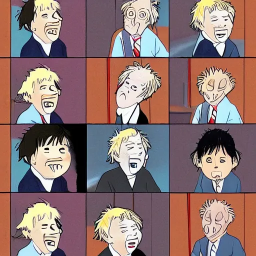 Prompt: boris johnson in the style of studio ghibli