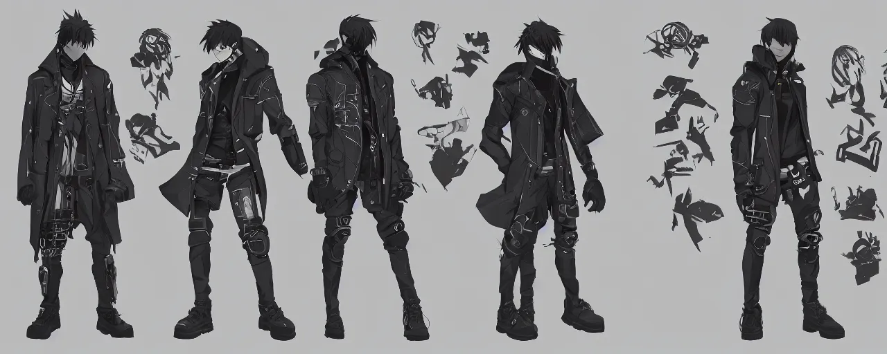 ArtStation - Anime Male Character Design