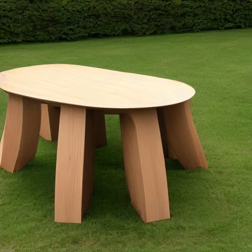 Image similar to a table in a shape of a car