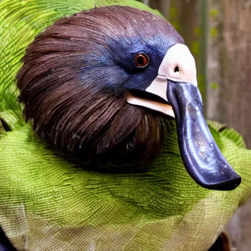 Prompt: a photo of a dodo