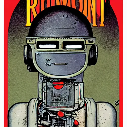 Image similar to robot by norman rockwell, by tim doyle