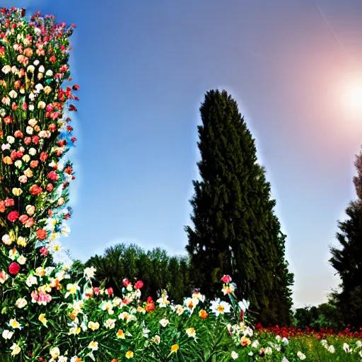 Image similar to a still life of a vase of flowers with a mix of roses daisies and lilies.