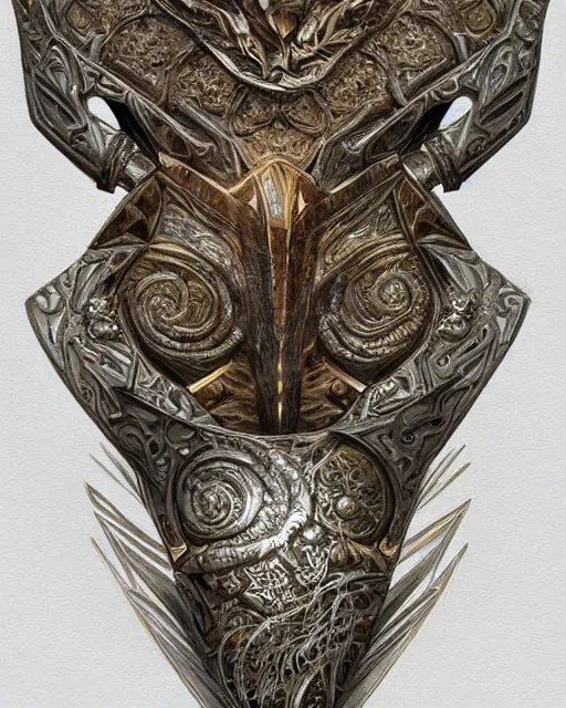 Image similar to close up of an amulet, fantasy, intricate, elegant, highly detailed, digital painting, artstation, concept art, smooth, sharp focus, illustration