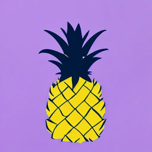 Image similar to a pineapple colored with colors of the trans flag 🏳⚧🍍