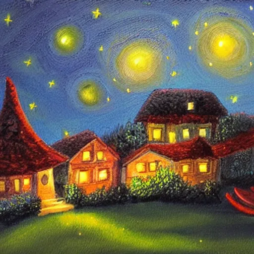 Prompt: sweet summer night highly detailed, fine detail