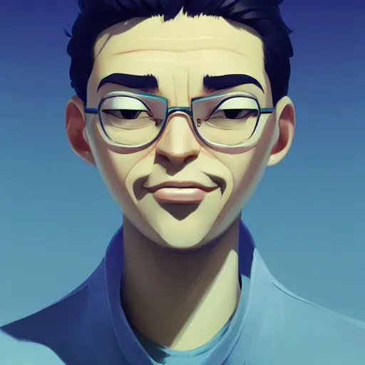 Image similar to face icon stylized minimalist seu madruga, ramon esteban gomez valdes y castillo loftis, cory behance hd by jesper ejsing, by rhads, makoto shinkai and lois van baarle, ilya kuvshinov, rossdraws global illumination