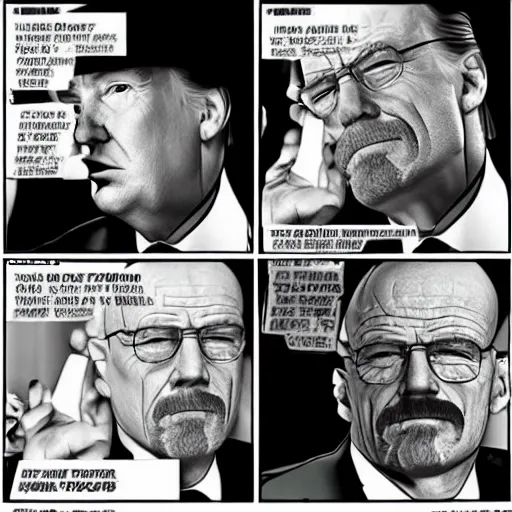 Prompt: donald trump as walter white