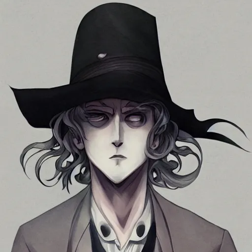 Image similar to portrait of edmond dantes, anime fantasy illustration by tomoyuki yamasaki, kyoto studio, madhouse, ufotable, trending on artstation